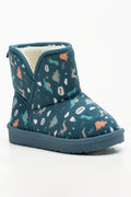 Dinosaur Comfort Boots Blue (1)