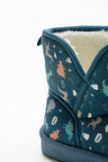 Dinosaur Comfort Boots Blue (3)