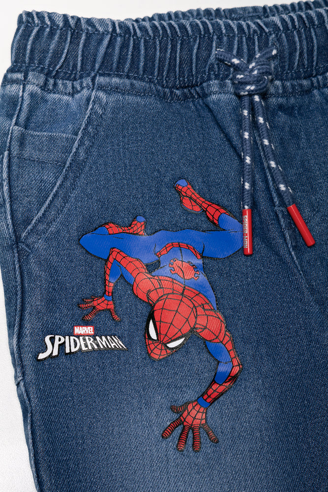 Spider-Man Denim Shorts Blue (1)