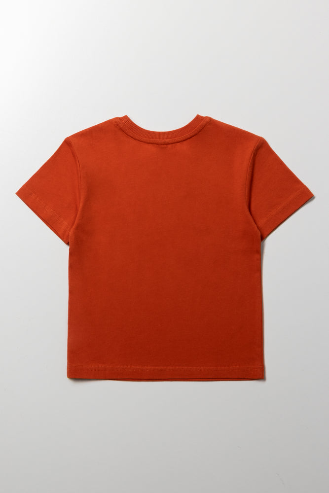 Short Sleeve T-Shirt Orange (3)