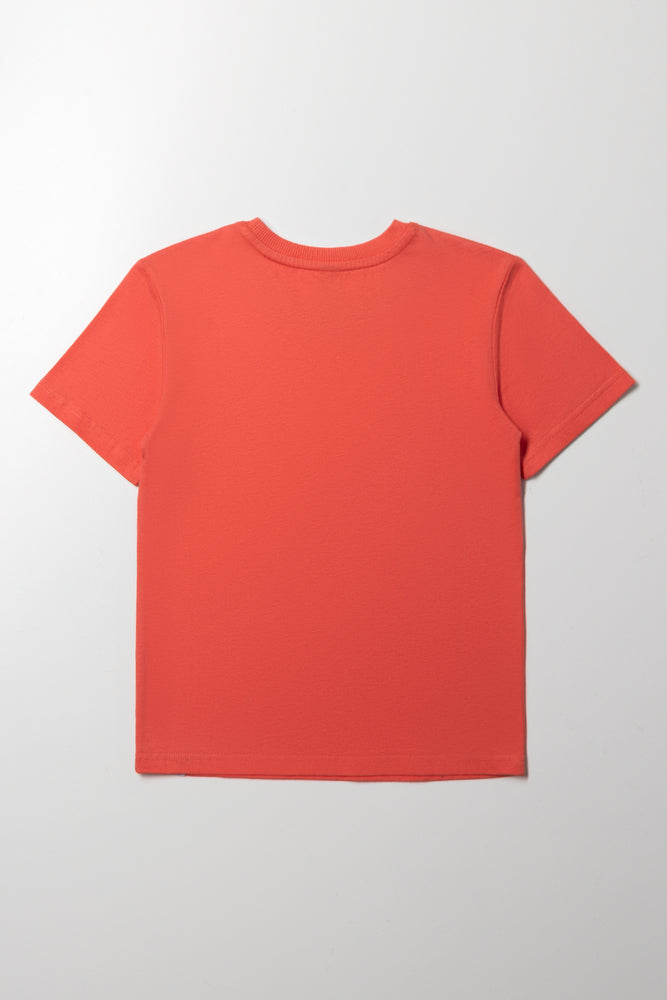 Short Sleeve T-Shirt Coral (3)