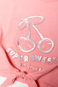 Cherry Front Tie Top Pink (1)