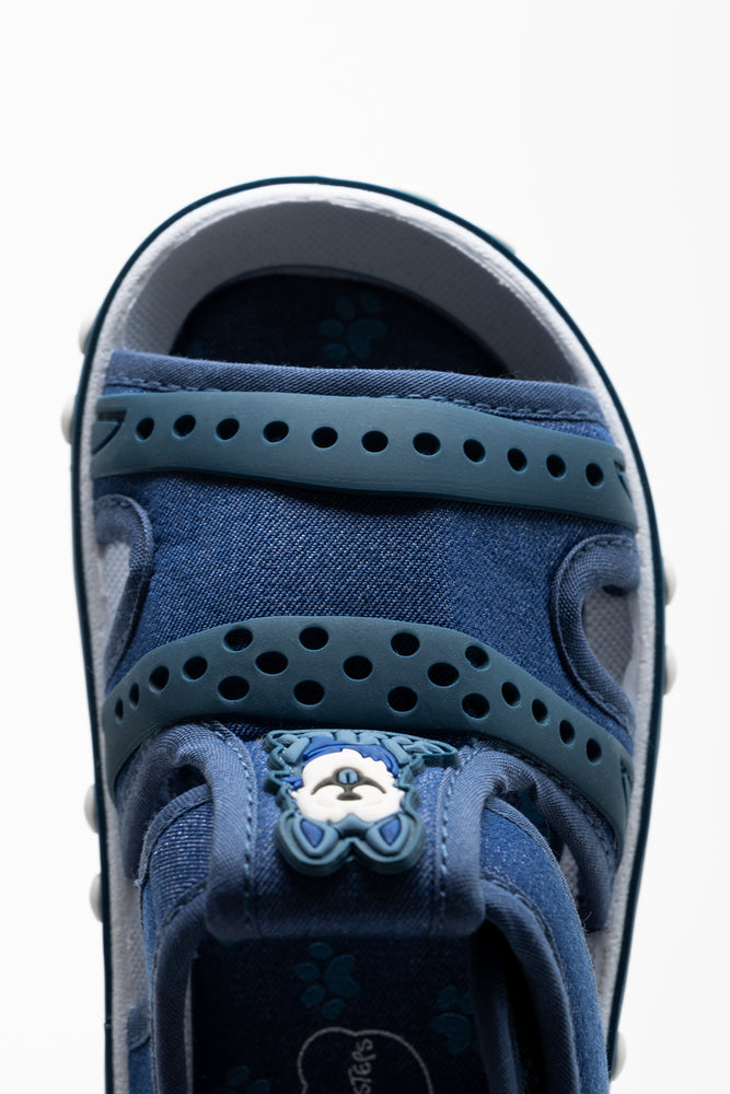 Dog Foxing Sandals Blue (4)
