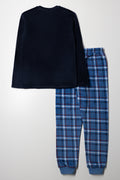 Varsity Of Bedtime Pyjama Set Navy (3)
