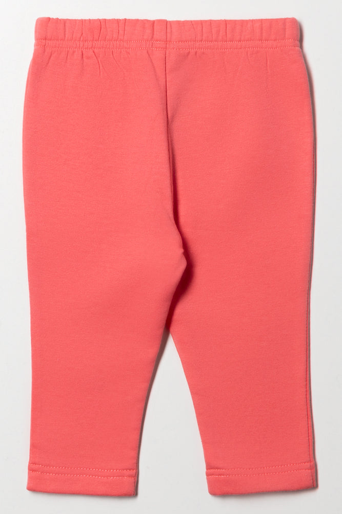 Fleece Leggings Pink (2)