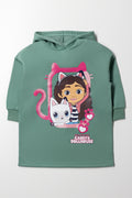 Gabby's Dollhouse Hooded Dress Green