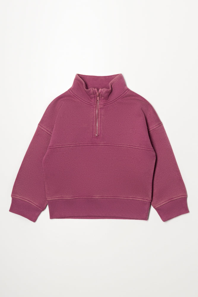 Quarter Zip Tracktop Burgundy
