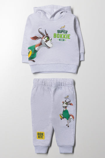 Bokkie Hooded Tracksuit Grey