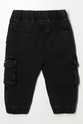 Cargo Denim Jeans Black (2)