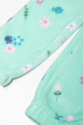 Fleece Bunny Pyjamas Green (2)