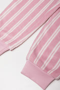 Fleece Popcorn Pyjamas Pink (2)