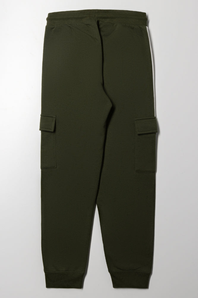 Cargo Trackpants Green (2)