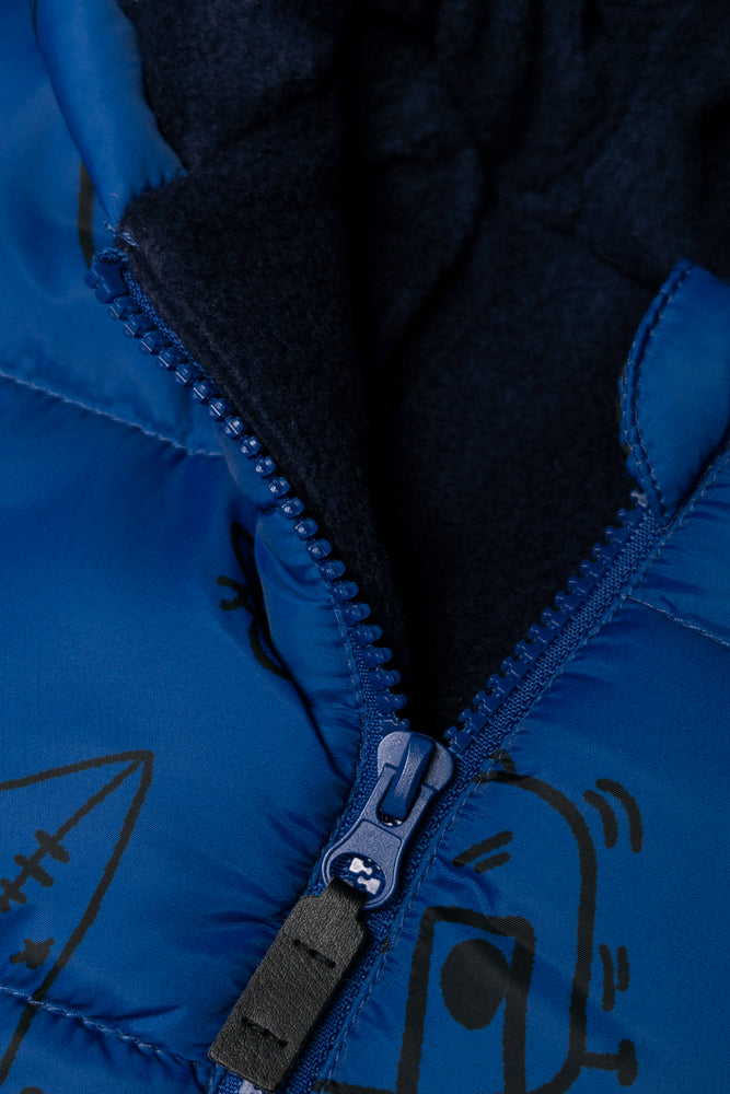 Transport Quilted Puffer Jacket Blue (1)