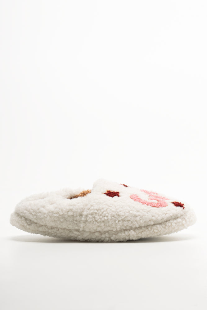 Girl Power Slippers Cream (1)