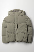 Hooded Puffer Jacket Green