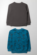 2 Pack Crew Neck Tracktops Grey And Blue (3)