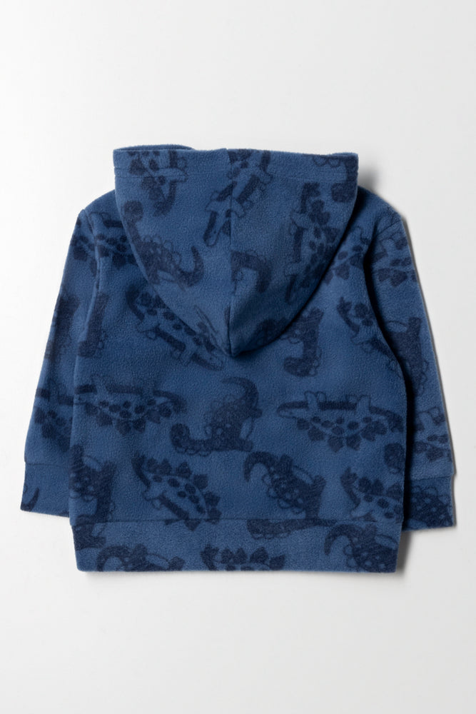Dinosaur Hoodie Blue (2)