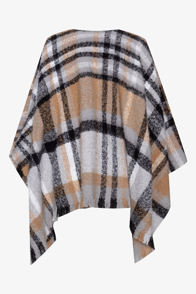Check Shawl Brown (1)