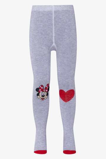 Minnie Mouse Tights Grey
