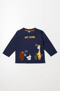 Animals Long Sleeve T-Shirt Navy