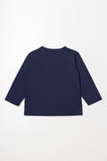 Animals Long Sleeve T-Shirt Navy (2)
