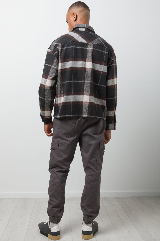 Flannel Shirt Brown (2)