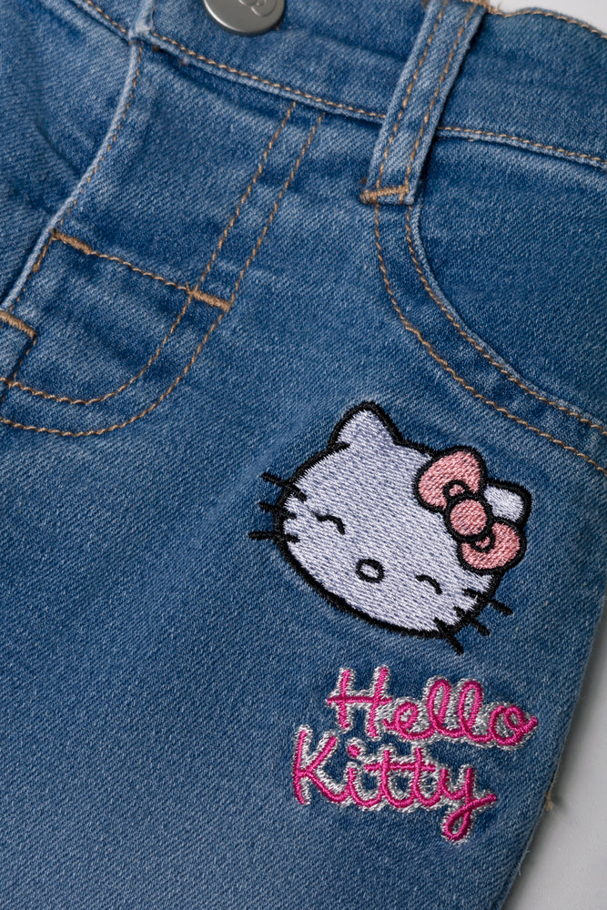 Hello Kitty Denim Jeans Blue (1)