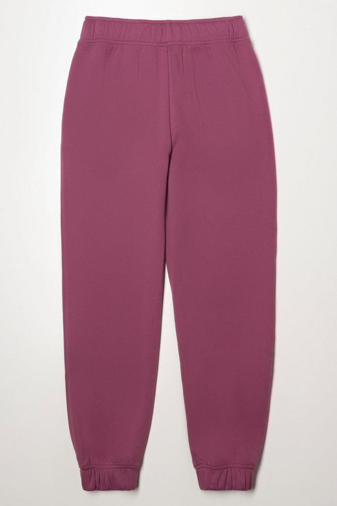 Pull On Trackpants Red (2)