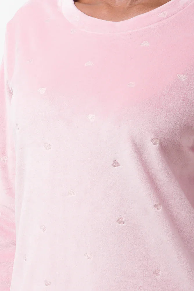 Heart Pyjamas Pink (3)
