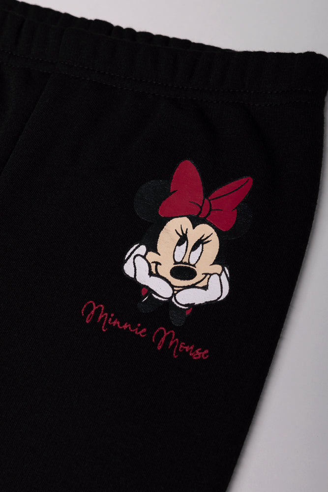 Minnie Mouse Tracktop And Leggings Set Red (2)