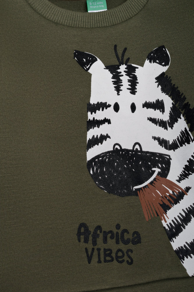 2 Pack Zebra Tracktops Green And Natural (2)