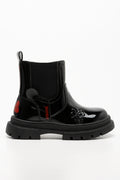 Minnie Mouse Chelsea Boots Black (1)
