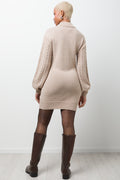 Cable Knit Dress Natural (2)