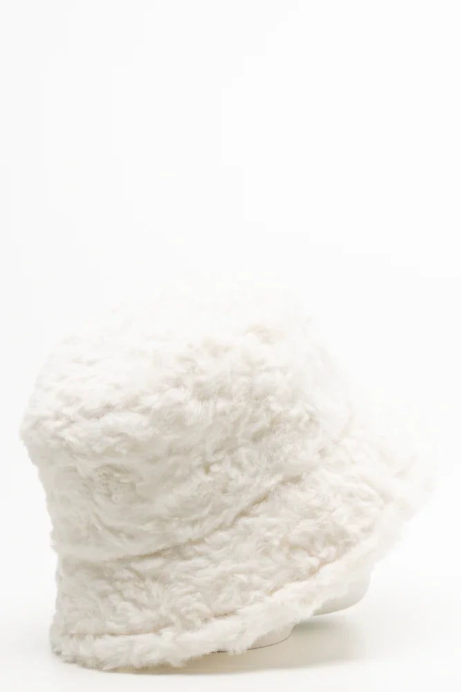 Fur Bucket Hat Natural (1)