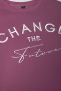 Crew Neck Tracktop Purple (1)