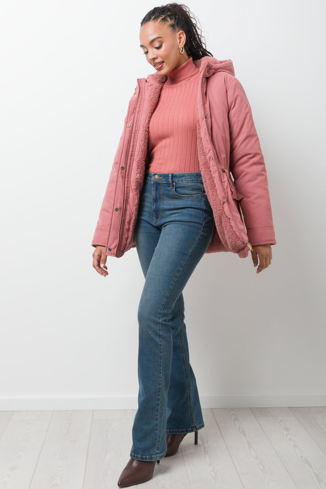 Parka Jacket Pink