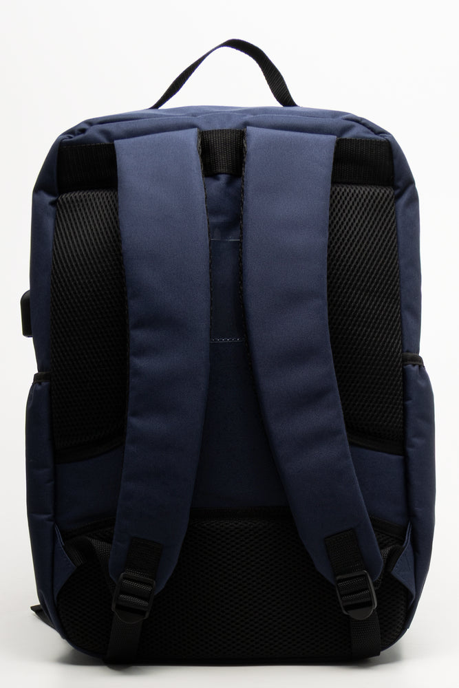 Jumbo Laptop USB Bag Navy (2)
