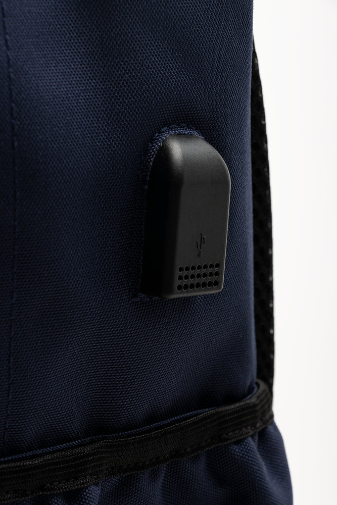 Jumbo Laptop USB Bag Navy (5)