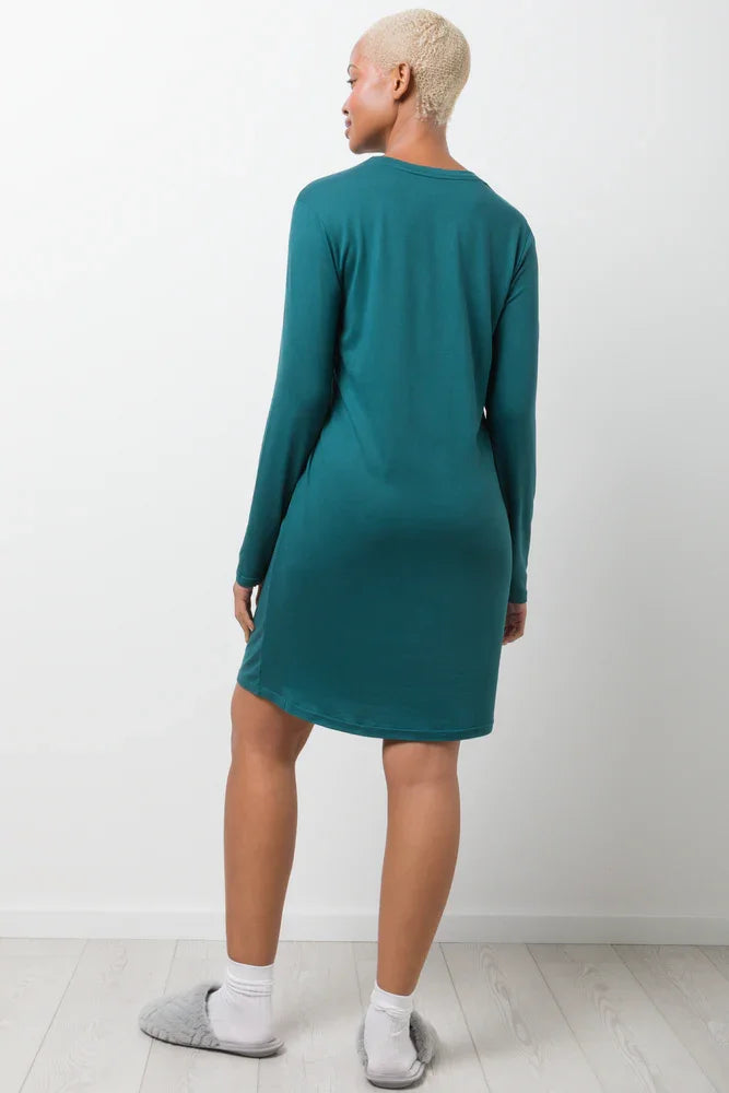 Bearly Sleep Sleepshirt Teal (2)