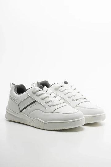 Lace Up Trainers White