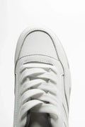 Lace Up Trainers White (4)