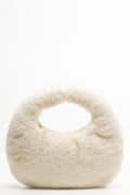 Faux Fur Handbag Natural