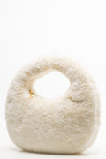 Faux Fur Handbag Natural (1)