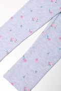 Floral Long Legging Grey (1)