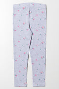 Floral Long Legging Grey (2)