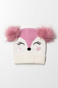 Fox Beanie Pink