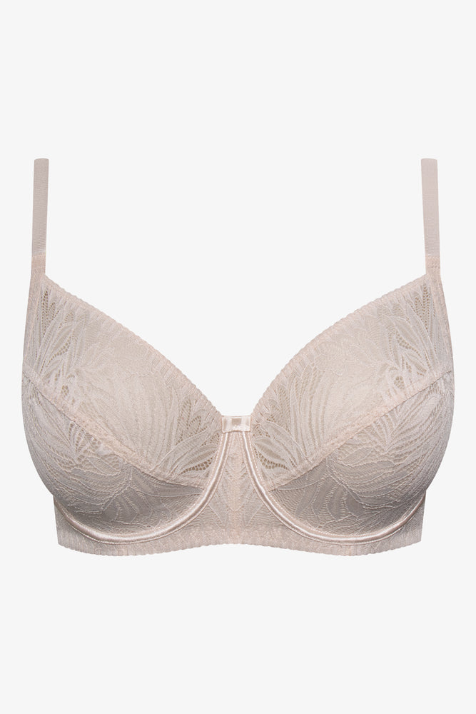 Plus Size 2 Pack Lace Non Padded Underwire Bras Burgundy And Natural (1)