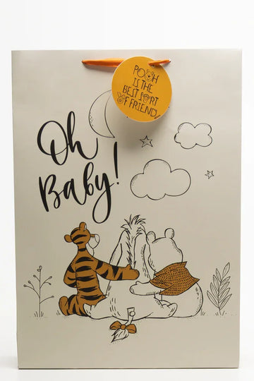Winnie The Pooh Gift Bag Yellow