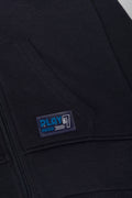 Zip Through Hooded Tracktop Dark Grey (1)
