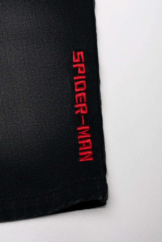 Spider-Man Denim Shorts Black (2)